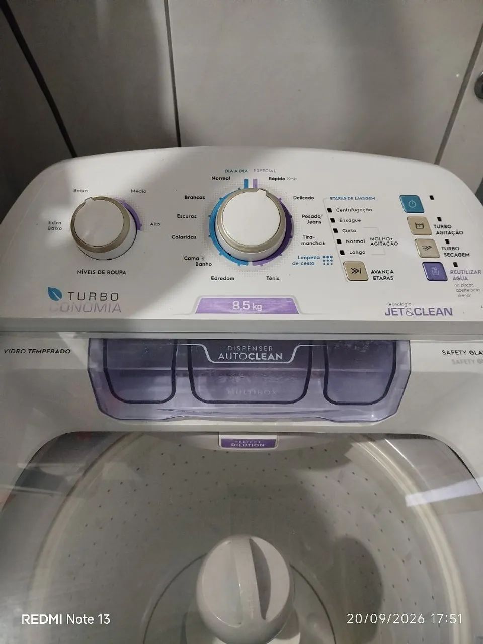 Máquina de lavar roupa Electrolux 8 kg - Foto 4