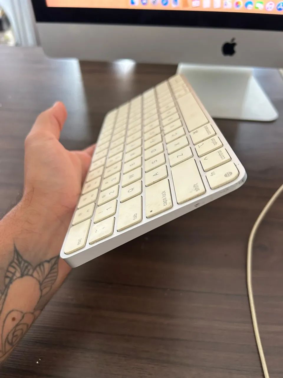Teclado Apple Magic Keyboard Bluetooth Recarregavel - Foto 2