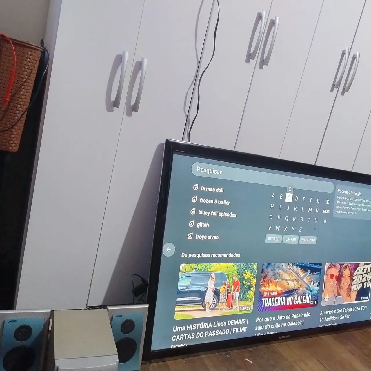 TV SAMSUNG SMART 55 POLEGADAS FULL HD VAI COM home tehater - Foto 2