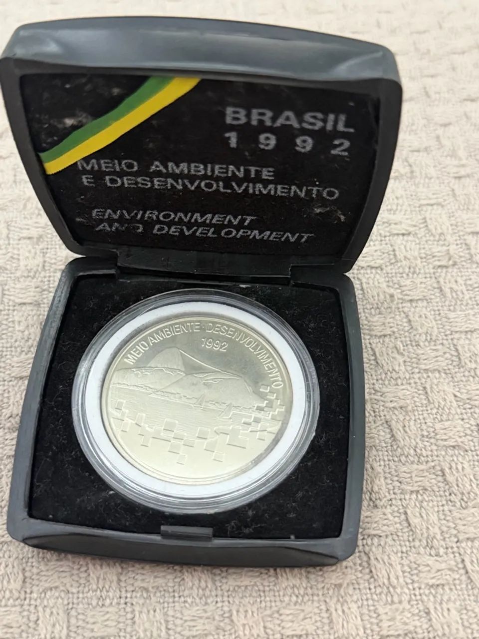 Moeda eco 92 em prata 925 - Foto 2