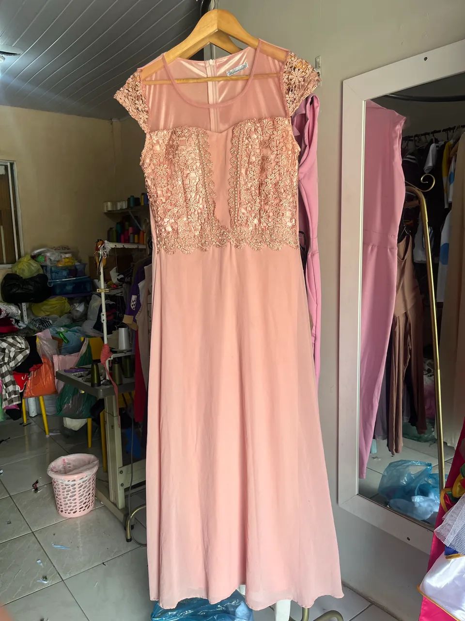 Vestido de festa rosê - Foto 2