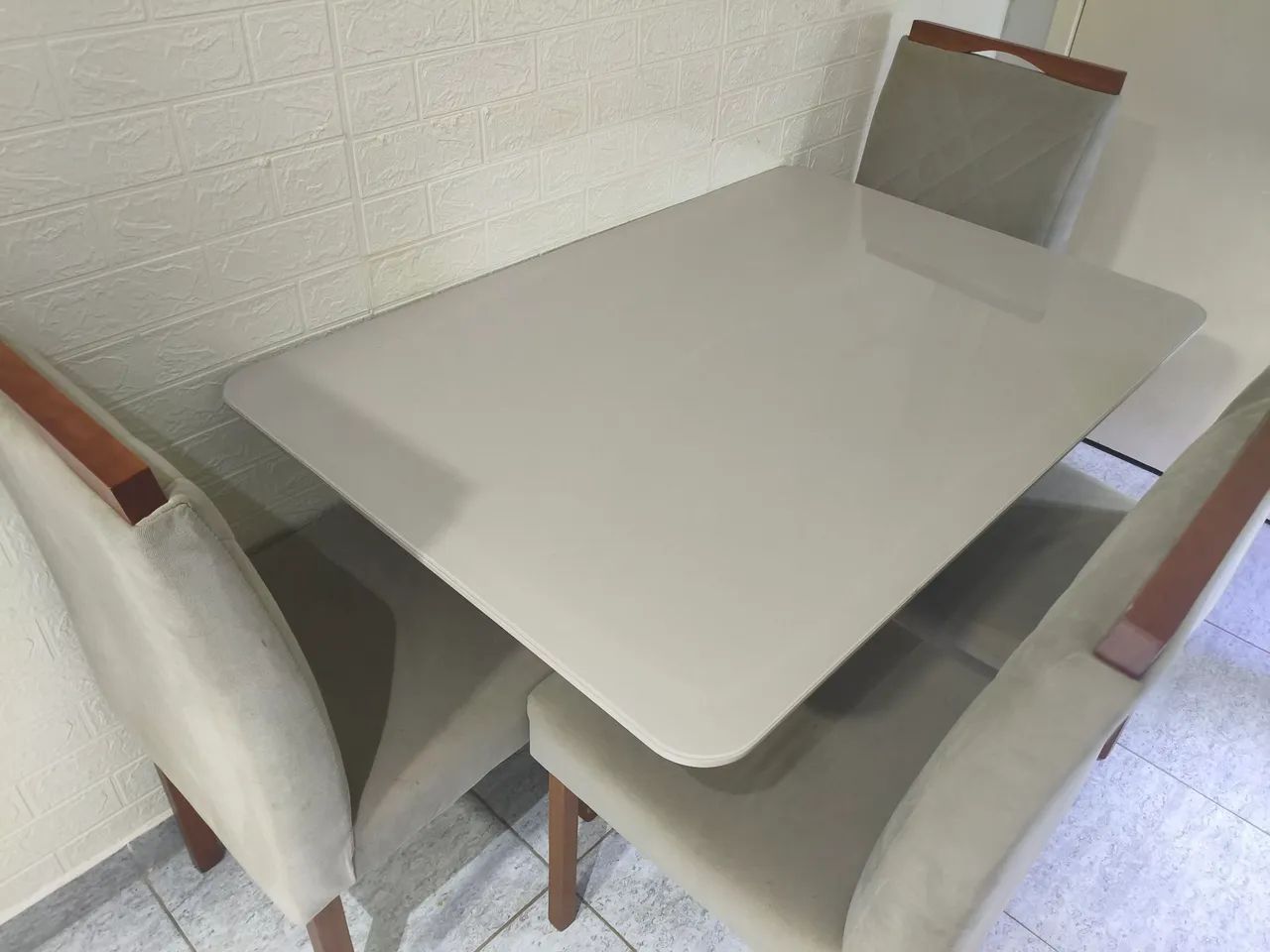 Mesa de Jantar 4 cadeiras 120x80 - Foto 2