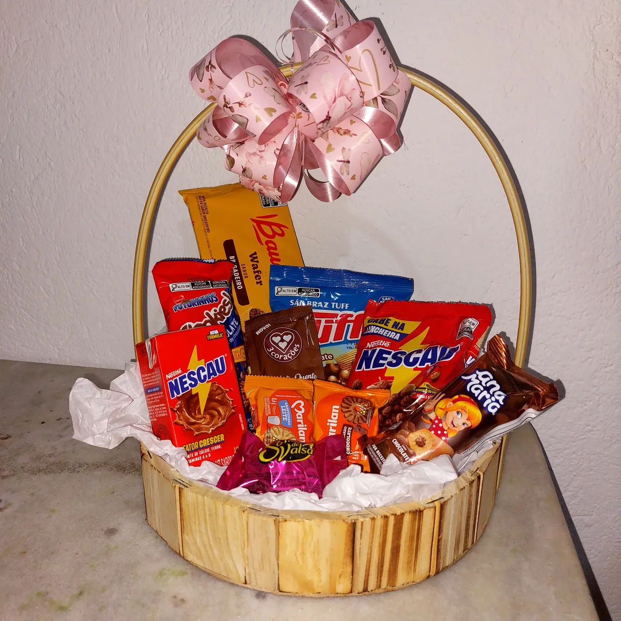 Cesta de Café da manhã e presente  - Foto 5