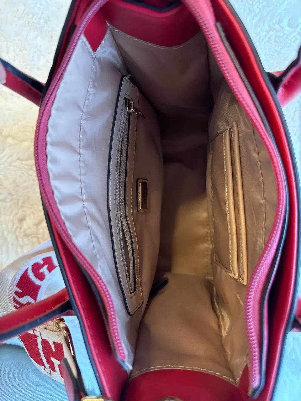 Bolsa Guess vermelha Original  - Foto 4