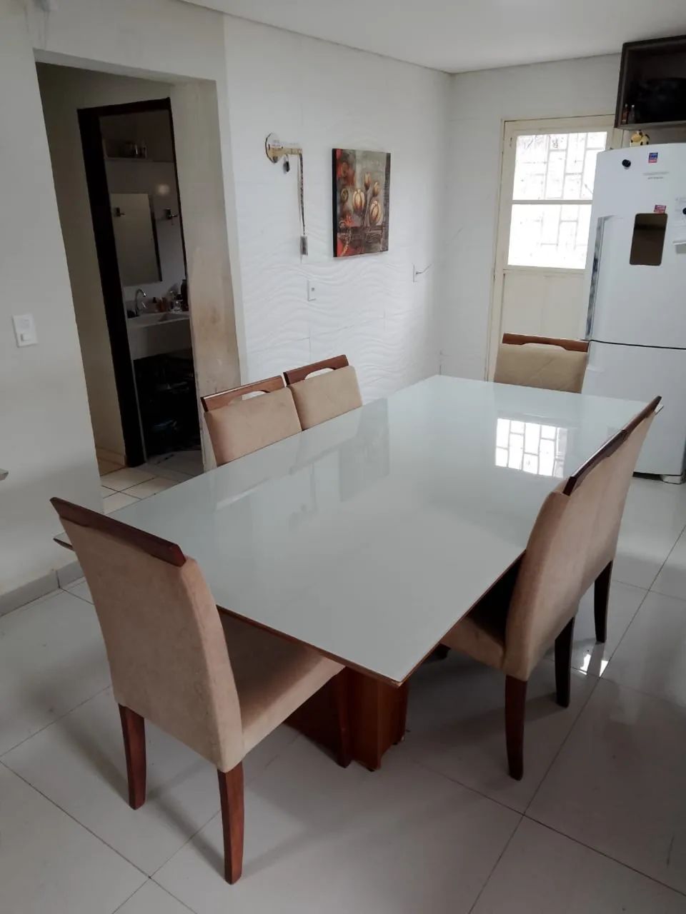 Mesa madeira 8 lugares