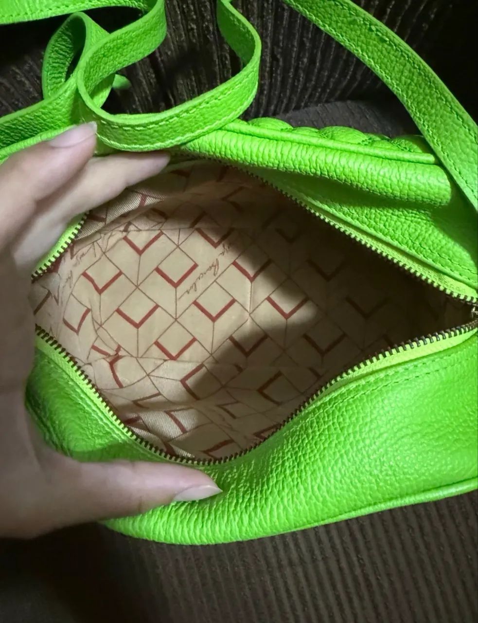 bolsa luiza barcelos verde lima - Foto 3