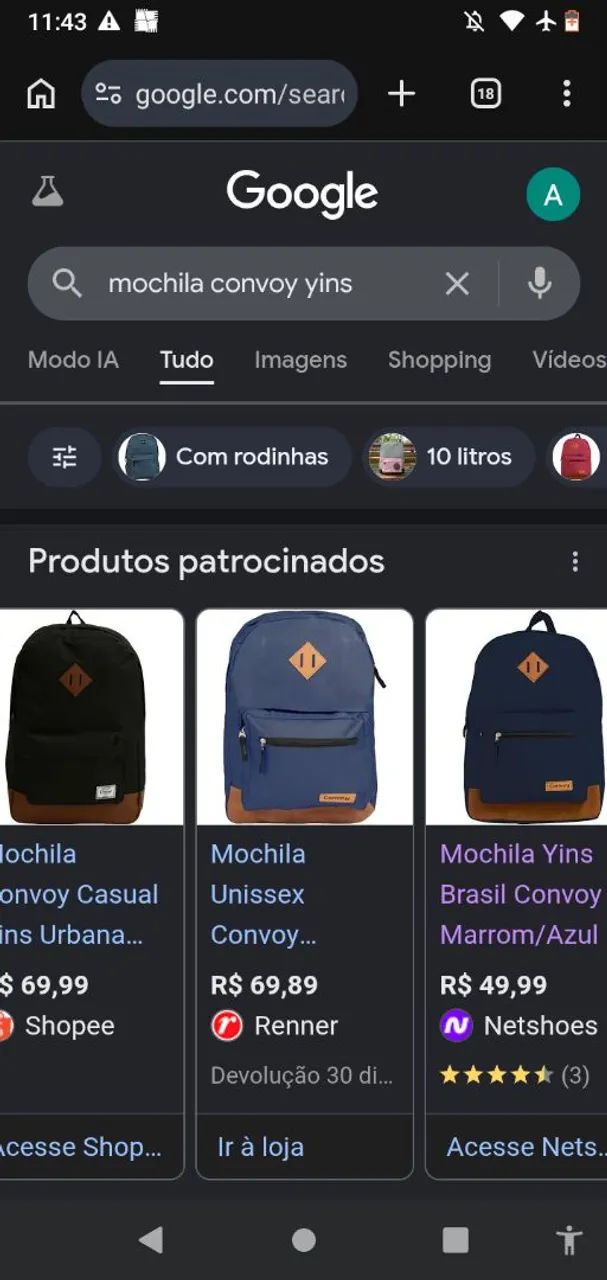 Mochila nova na embalagem Convoy yins - Foto 2