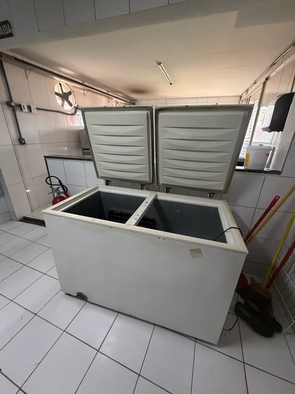 Freezer horizontal usado 