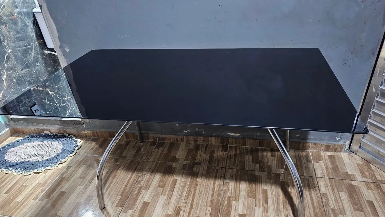 Mesa preta vidro - Foto 3
