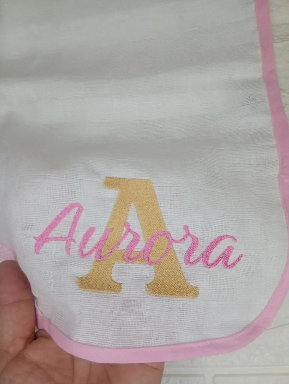 Fraldinha de boca personalizada  - Foto 4