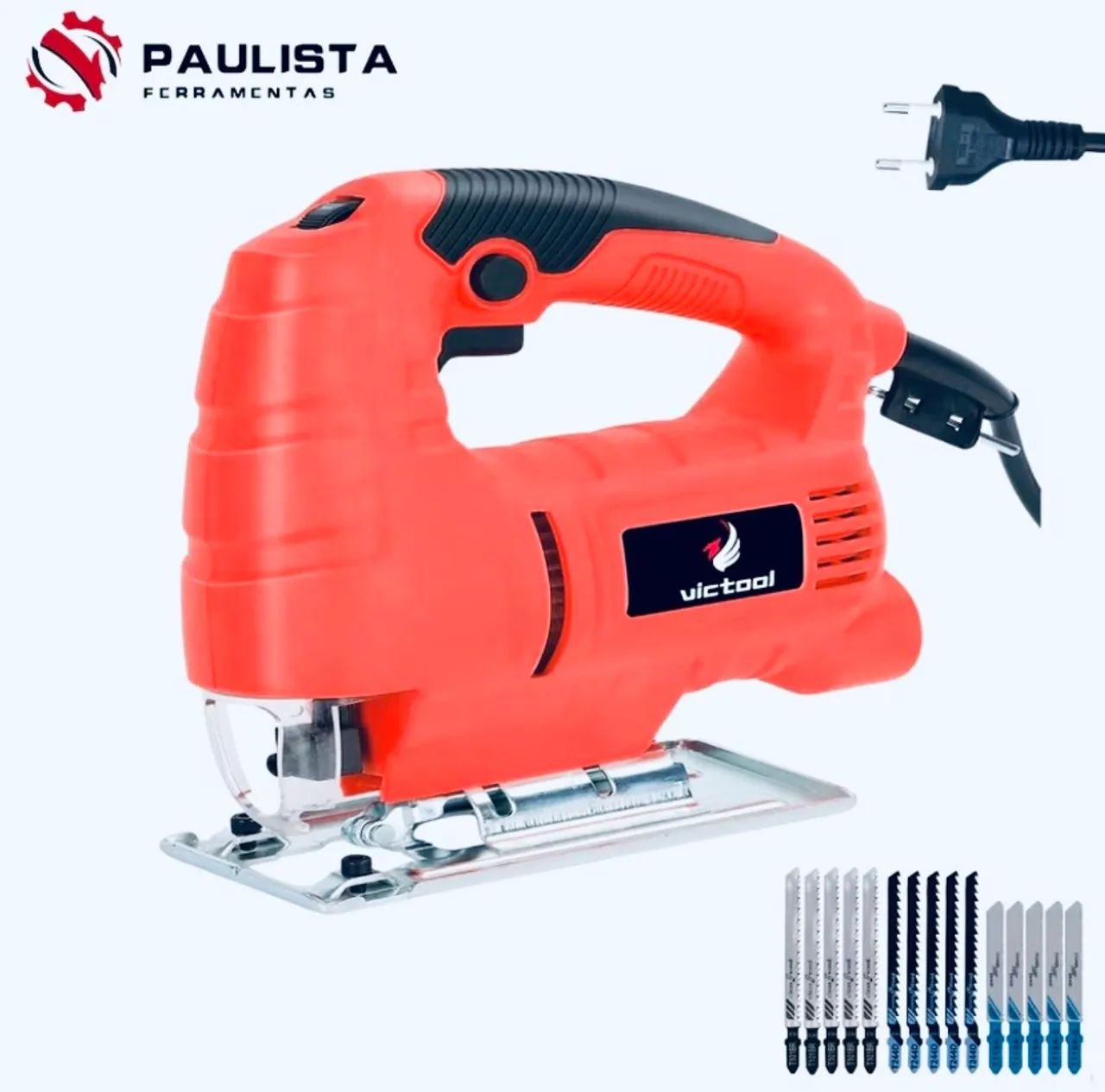 Serra tico tico VICTOOL 800W 110v - Foto 2
