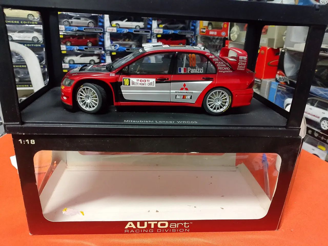 Miniatura Mitsubishi Lancer WRC05 Autoart 1/18 - Hobbies e