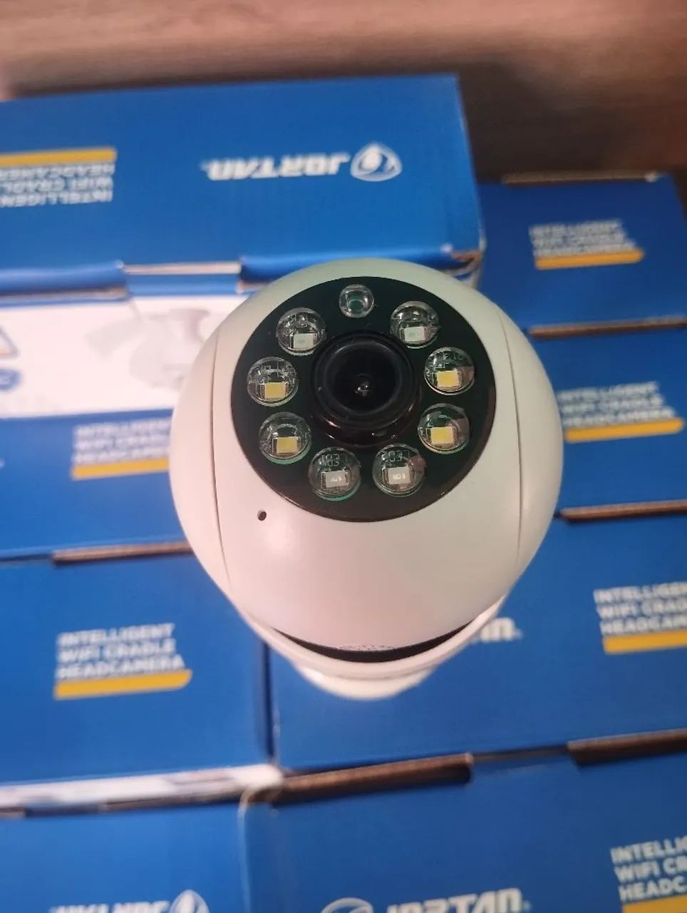 Câmera Lâmpada Wifi Full HD Visão Noturna Yousee - Foto 4