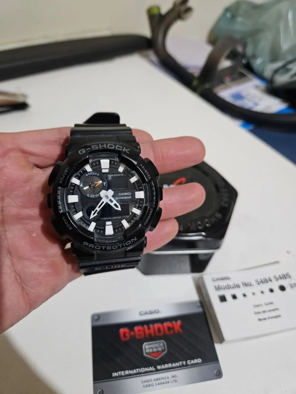 Relógio G-shock G-Glide Gax 100b 5485 c/ Marés e Temperatura 