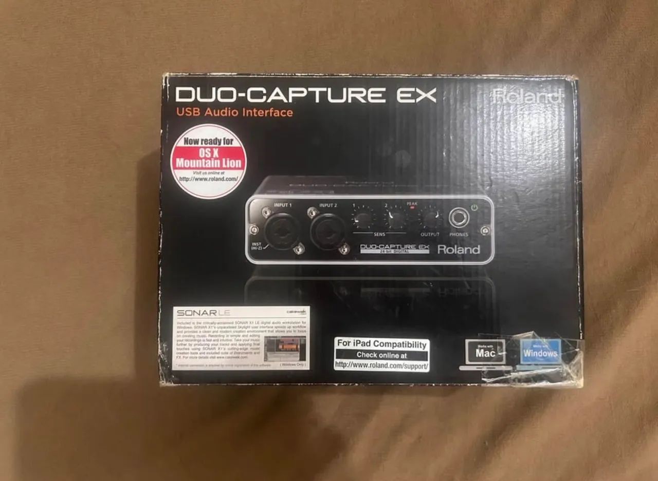 Interface de Áudio Roland Duo Capture EX - Foto 4