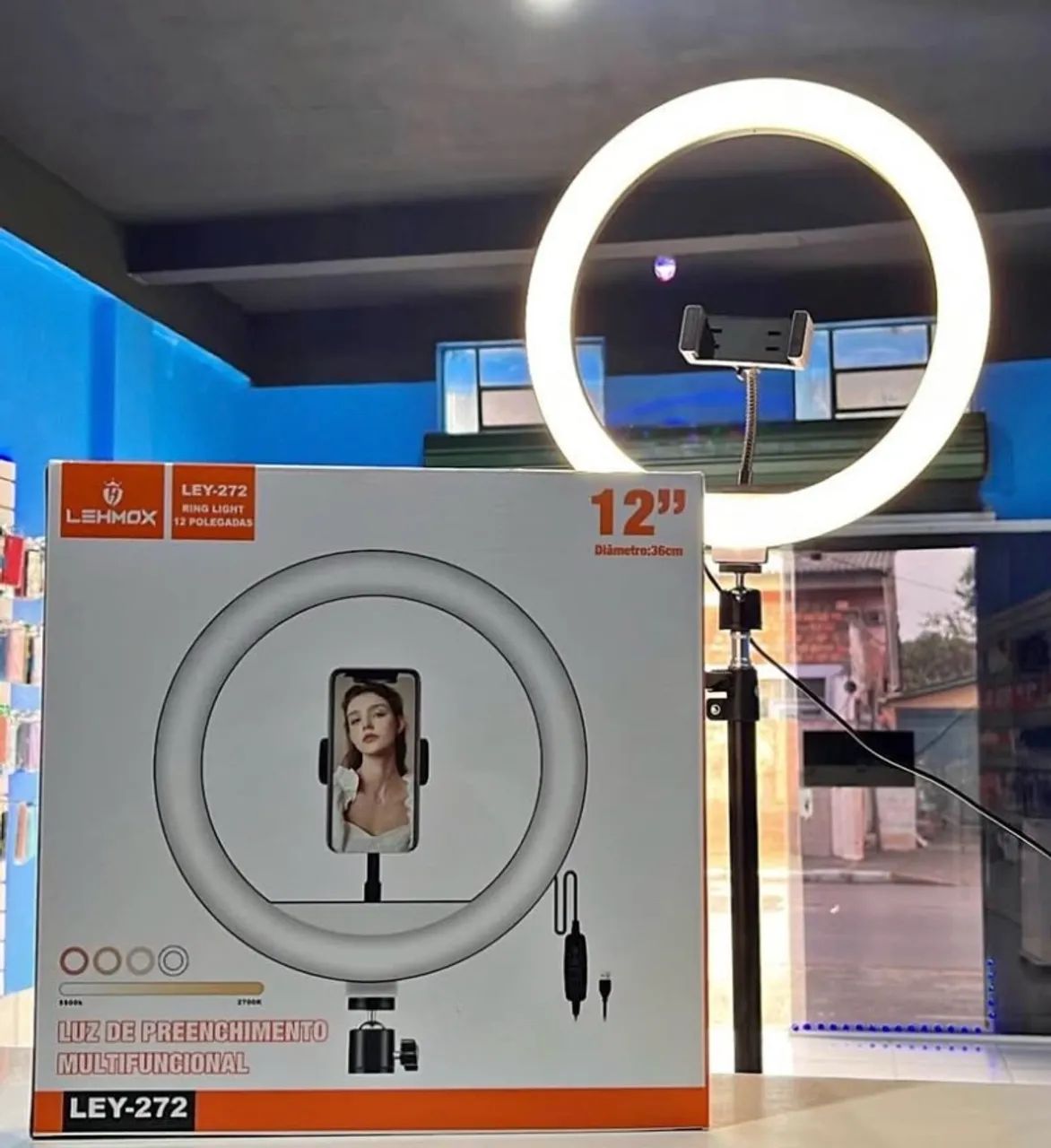 Ring light NOVOS com tripé 10/14/18 polegadas 