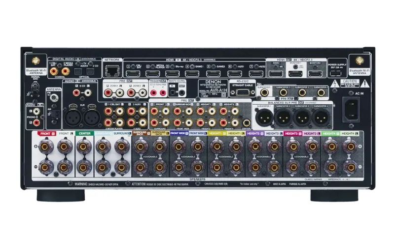 Receiver Denon AVR-A1H 15.4CH 8K Ultra 110V 2