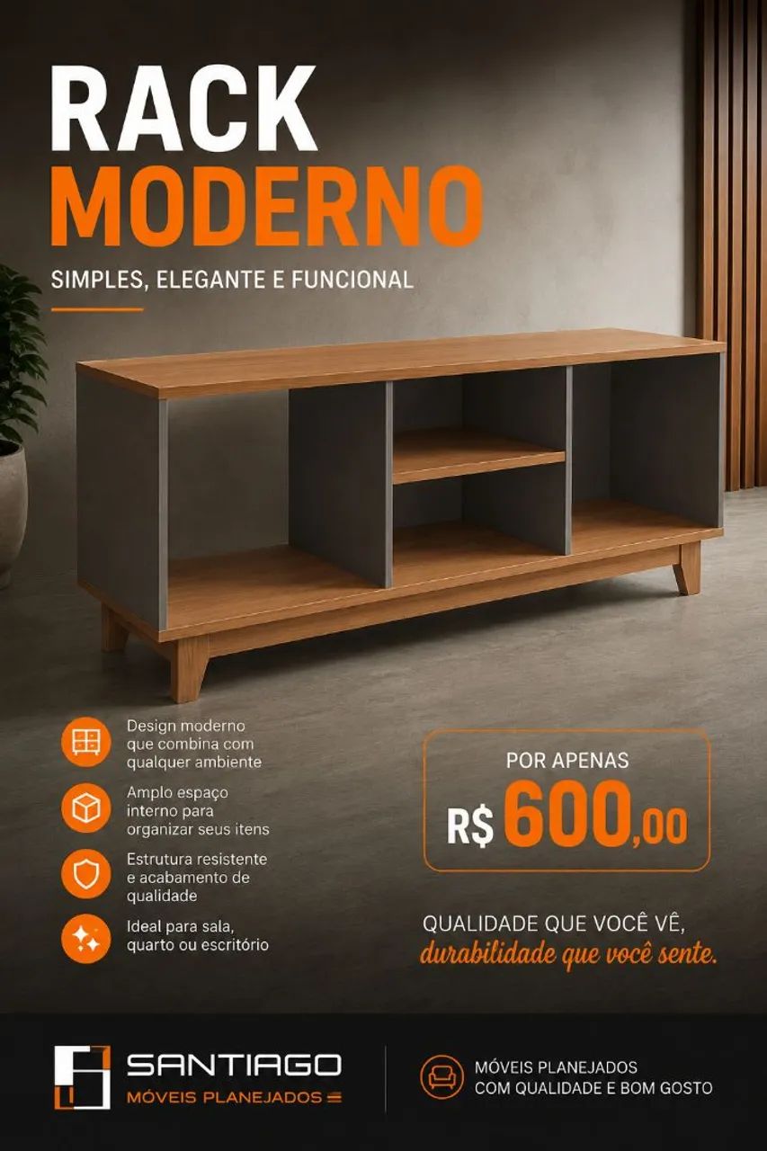 Rack 100% mdf