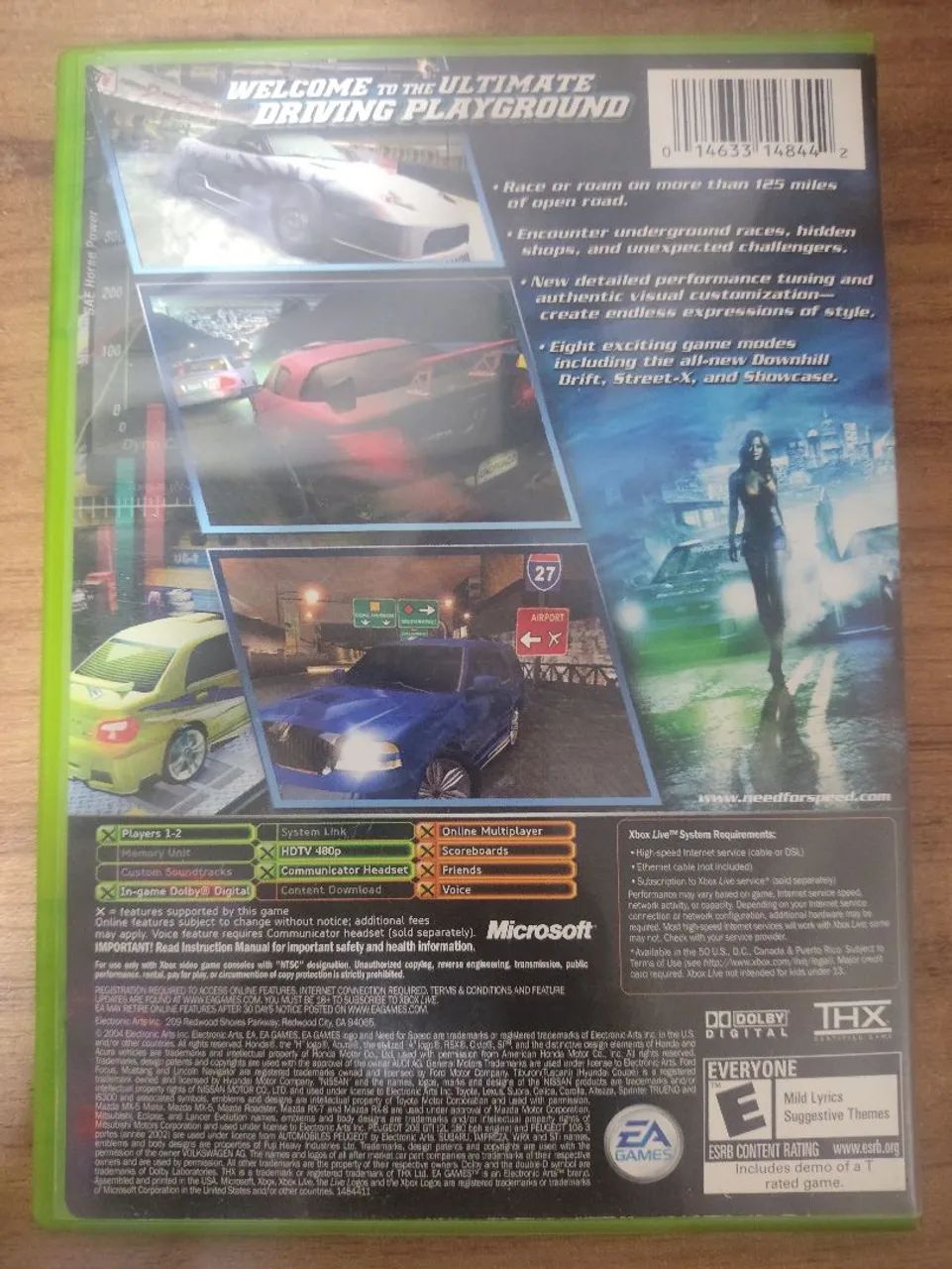 Need for speed underground 2 Xbox clássico Black label  - Foto 2