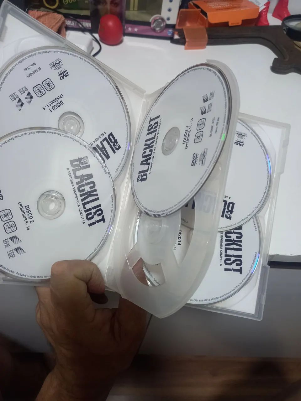 DVDS THE BLACK LISTT PRIMEIRA A TERCEIRA TEMPORADA COMPLETA - DVD
