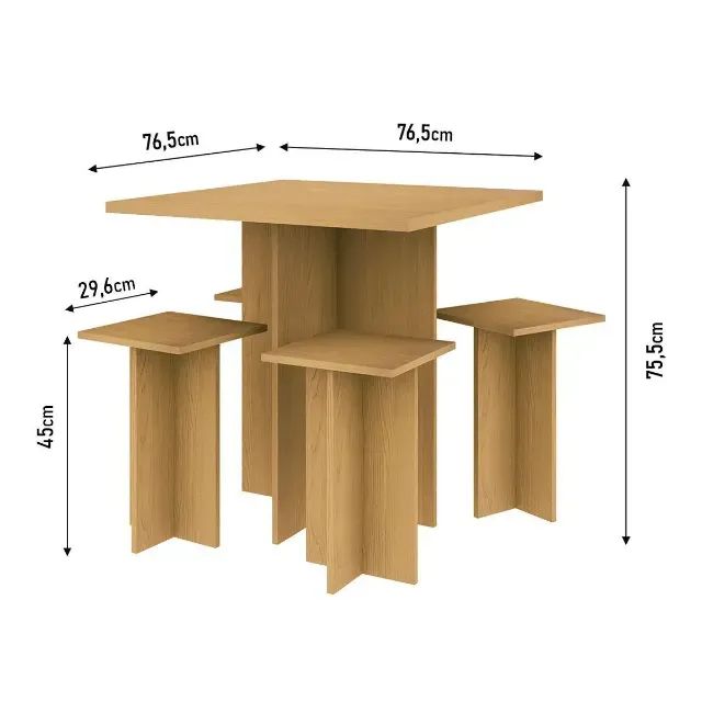 Mesa Dakar com 4 banquetas - Foto 5