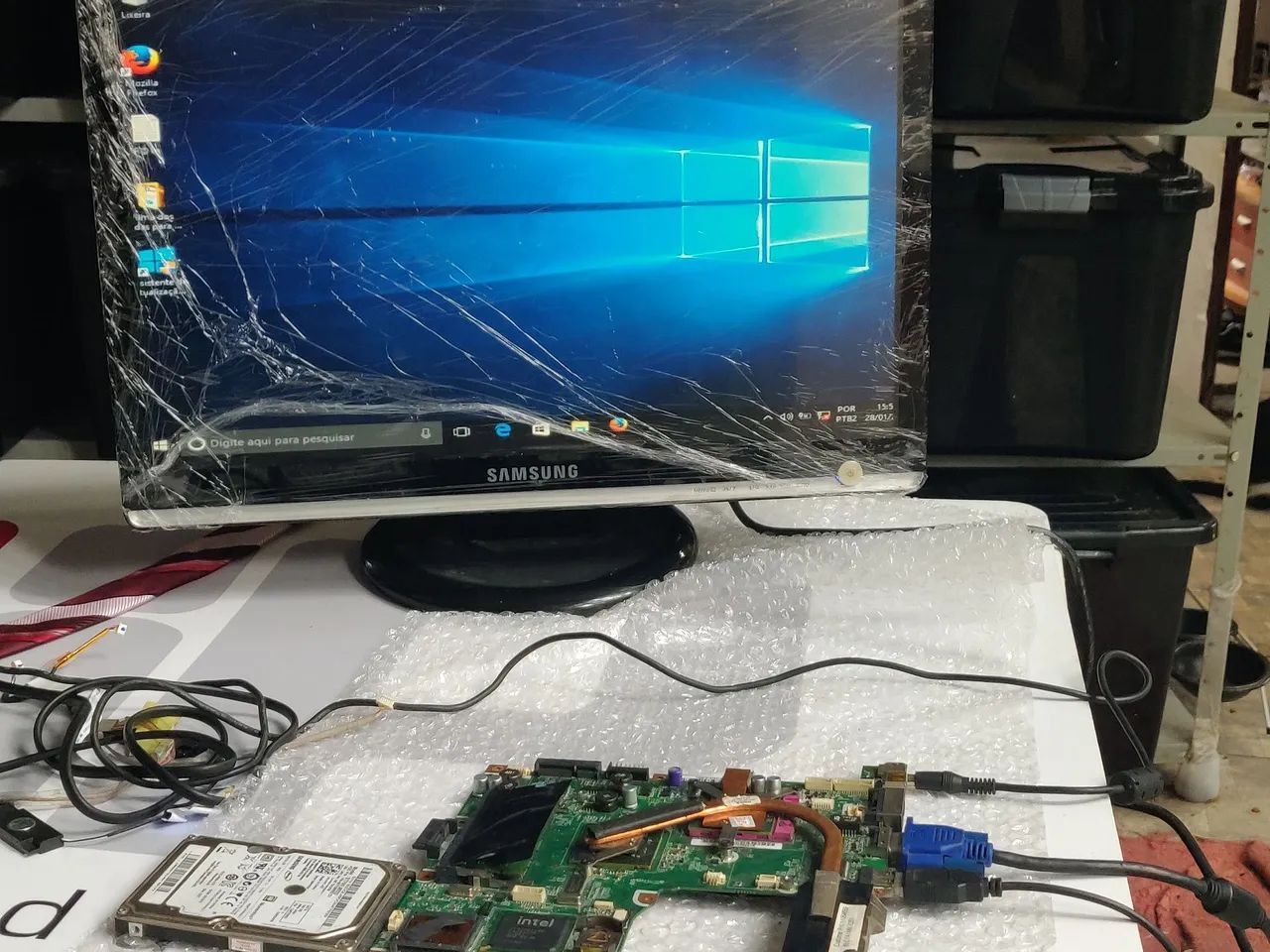 Placa notebook positivo Premium  N6000 C processador core duo T33000 - Foto 5