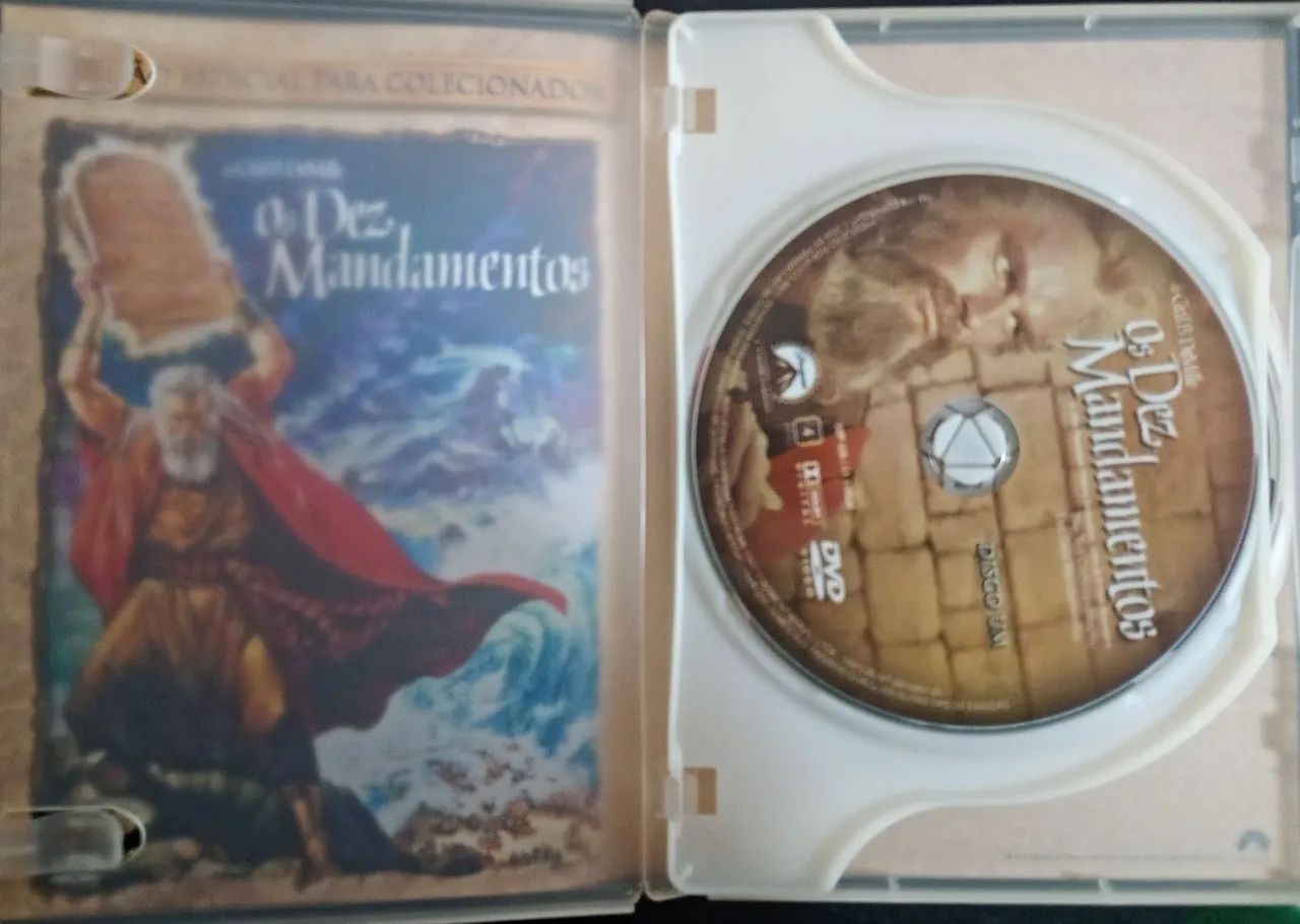 DVD original duplo "Os 10 mandamentos" - Foto 2