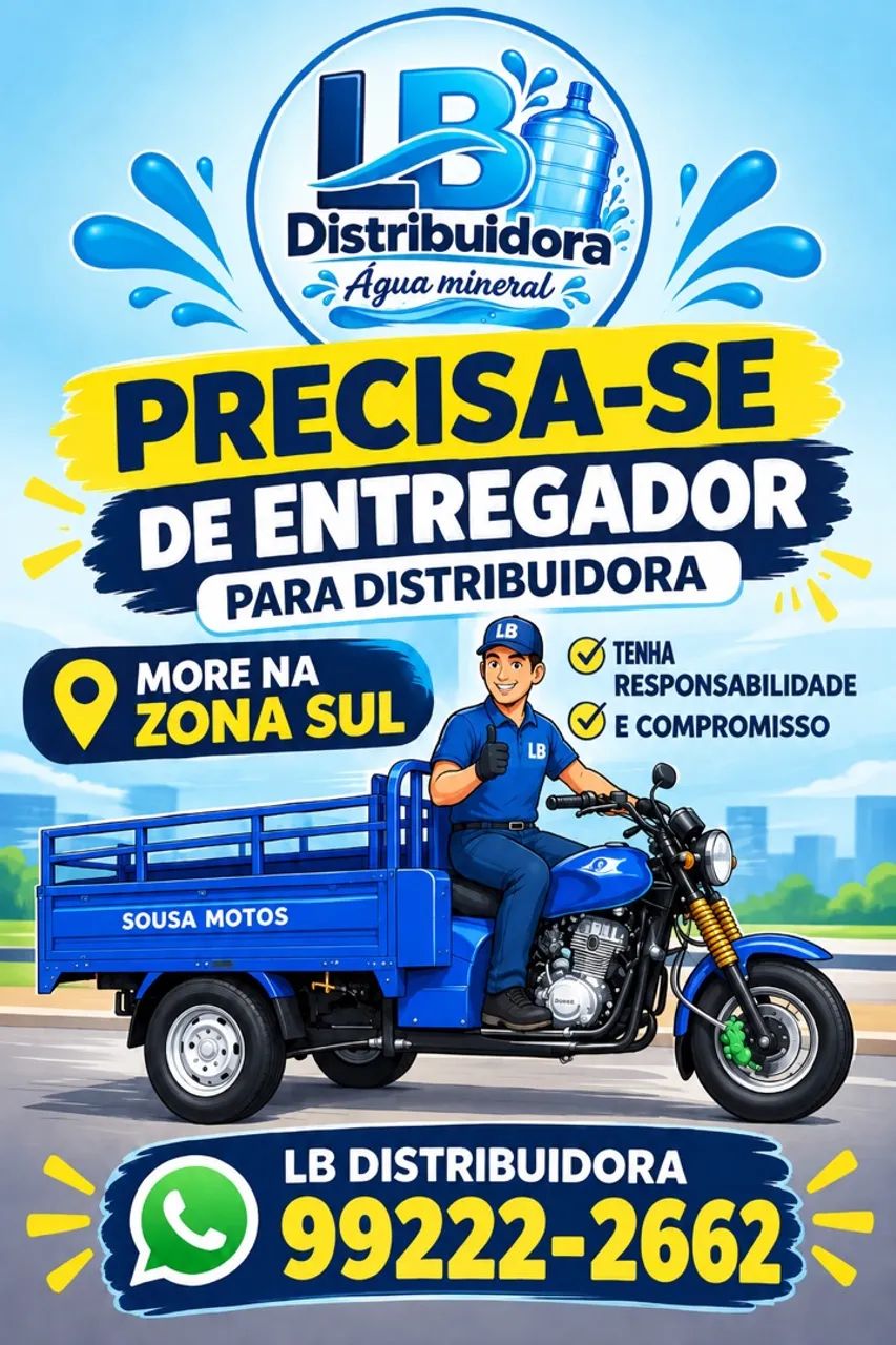 Precisa se de entregador 