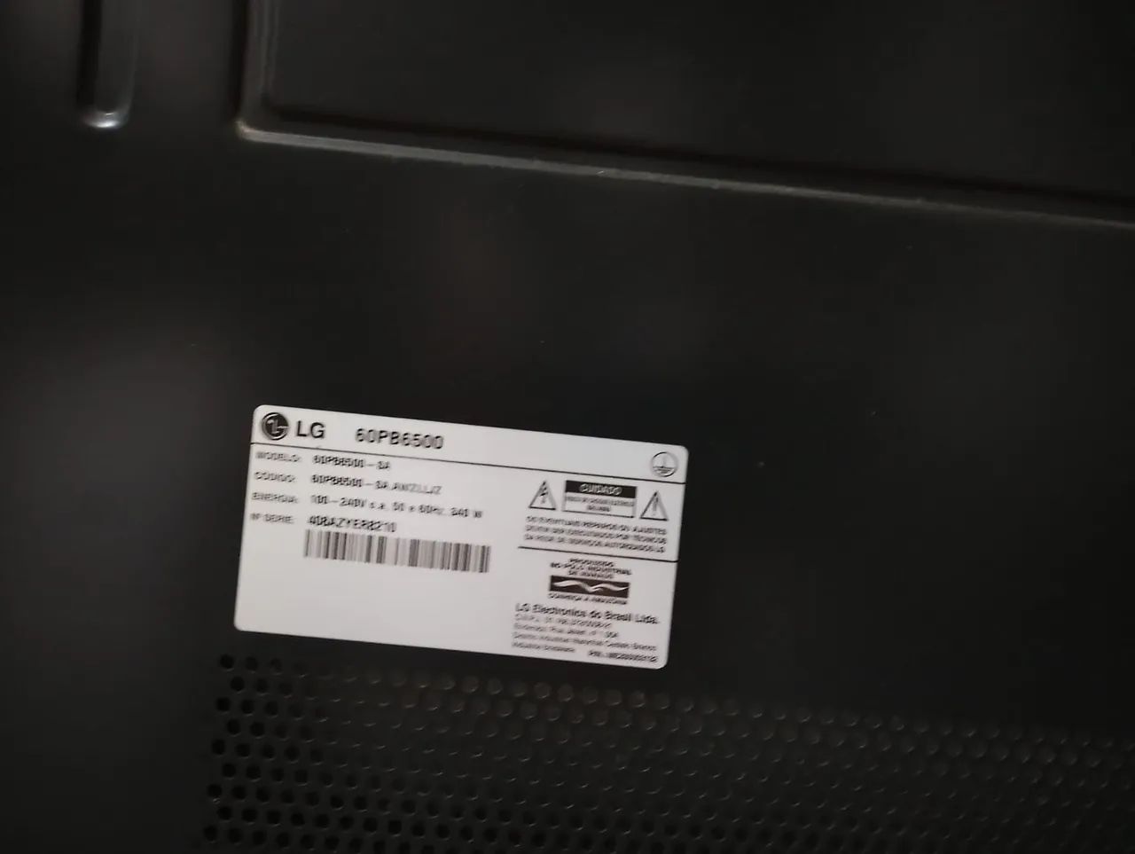 Tv de 60 polegadas com defeito - Foto 4