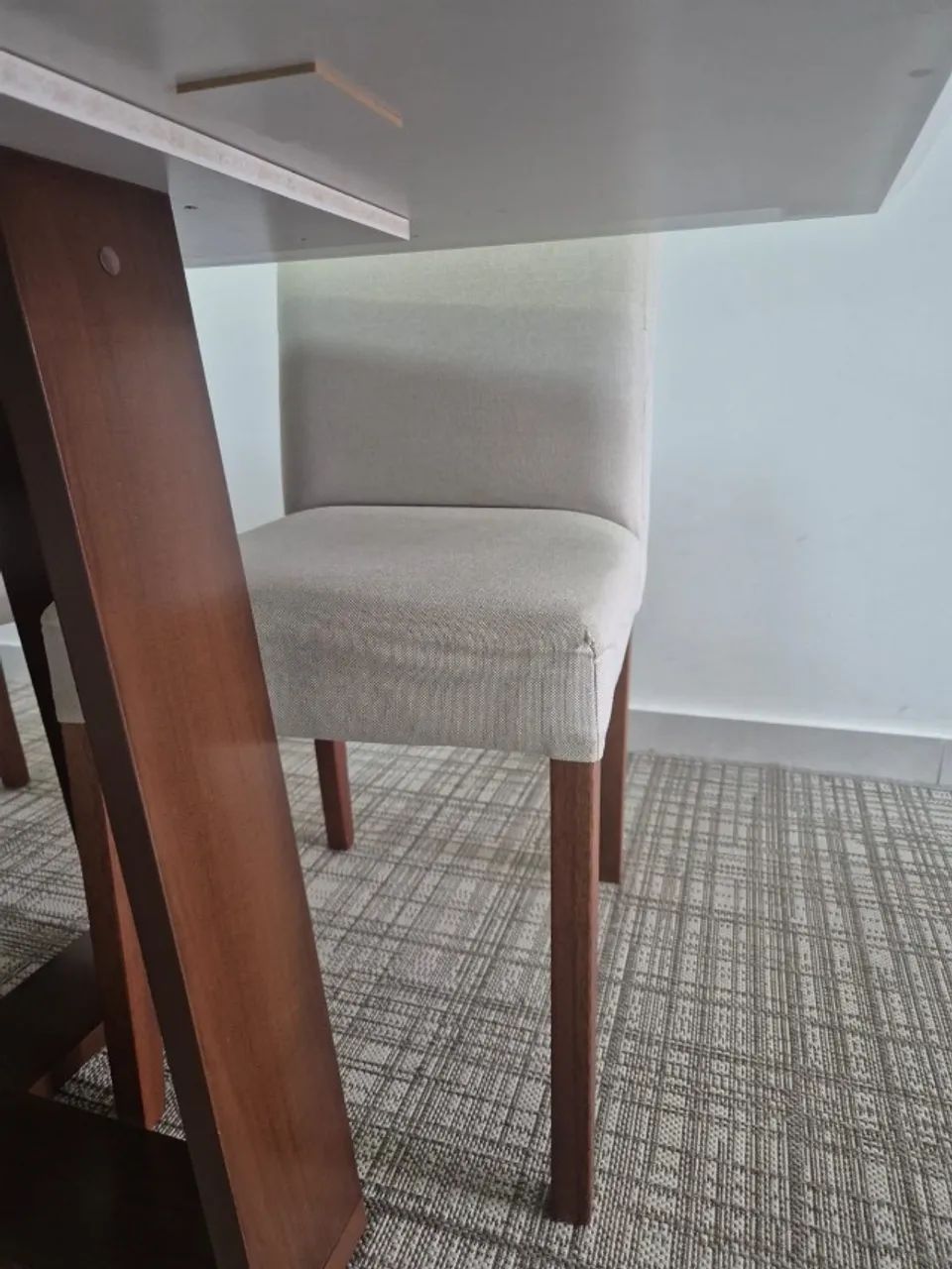 Mesa Jantar Retangular 6 lugares - Semi nova sem avarias - Foto 4