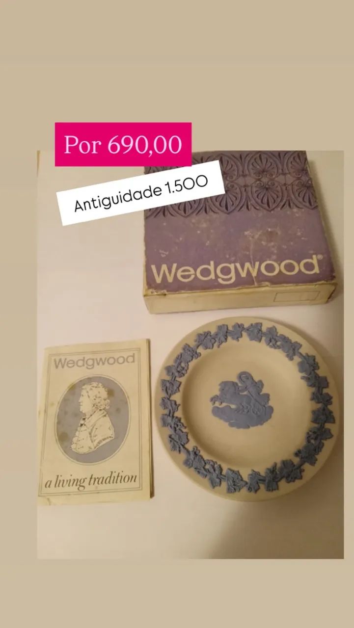 Pratinho de decoração antiguidade 