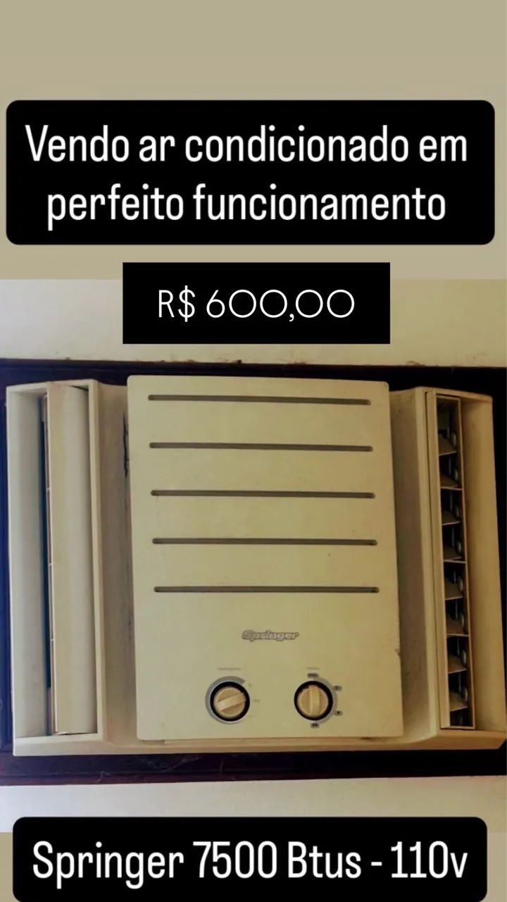 Ar condicionado 7500 btus 110v