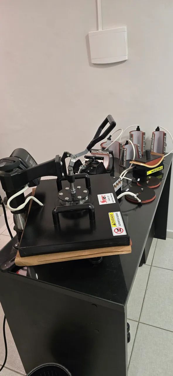 Maquina completa de personalizados + impressora