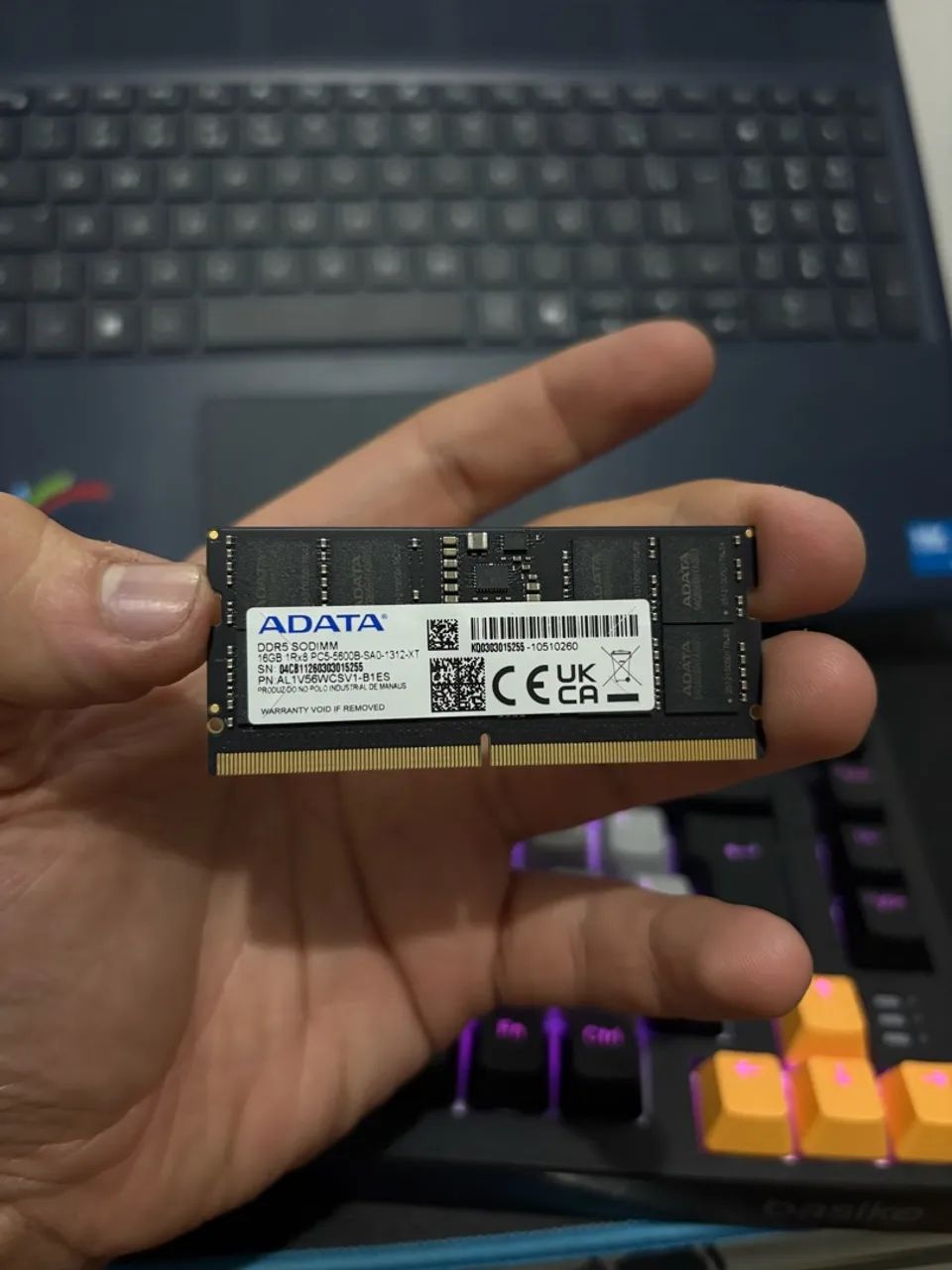 Memória RAM ADATA DDR5 16GB SODIMM (NOTEBOOK) - Foto 2