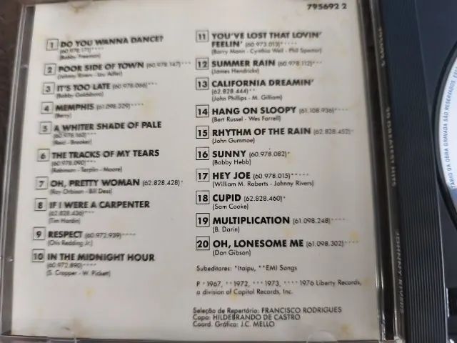 Cd Johnny Rivers - 20 Greatest Hits 1994 - Foto 3