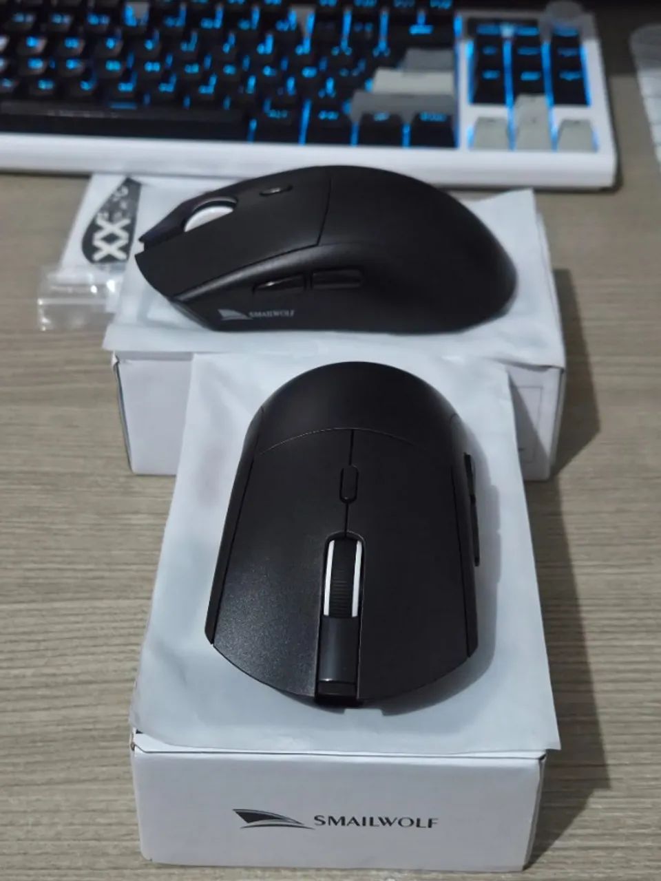 Mouse Gamer SMAILWOLF RS7 Tri-Mode - Foto 2