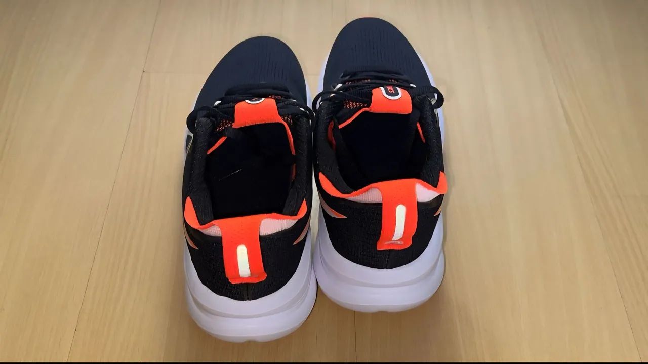 Tênis Asics Gel Nimbus N28, Tamanho 36 feminino, preto / laranja