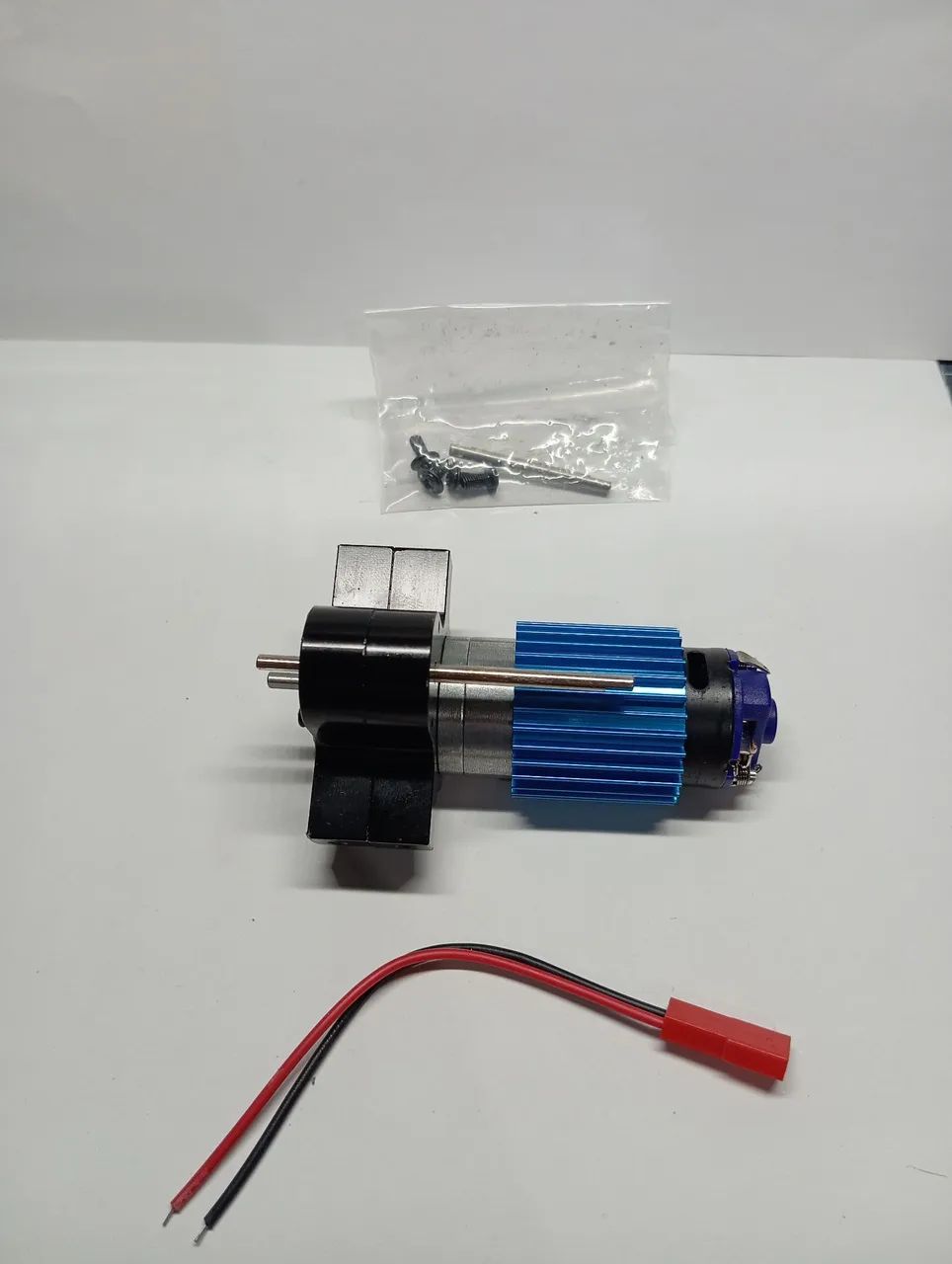 Motor e câmbio alumínio alto torque Mn99s Wpl 