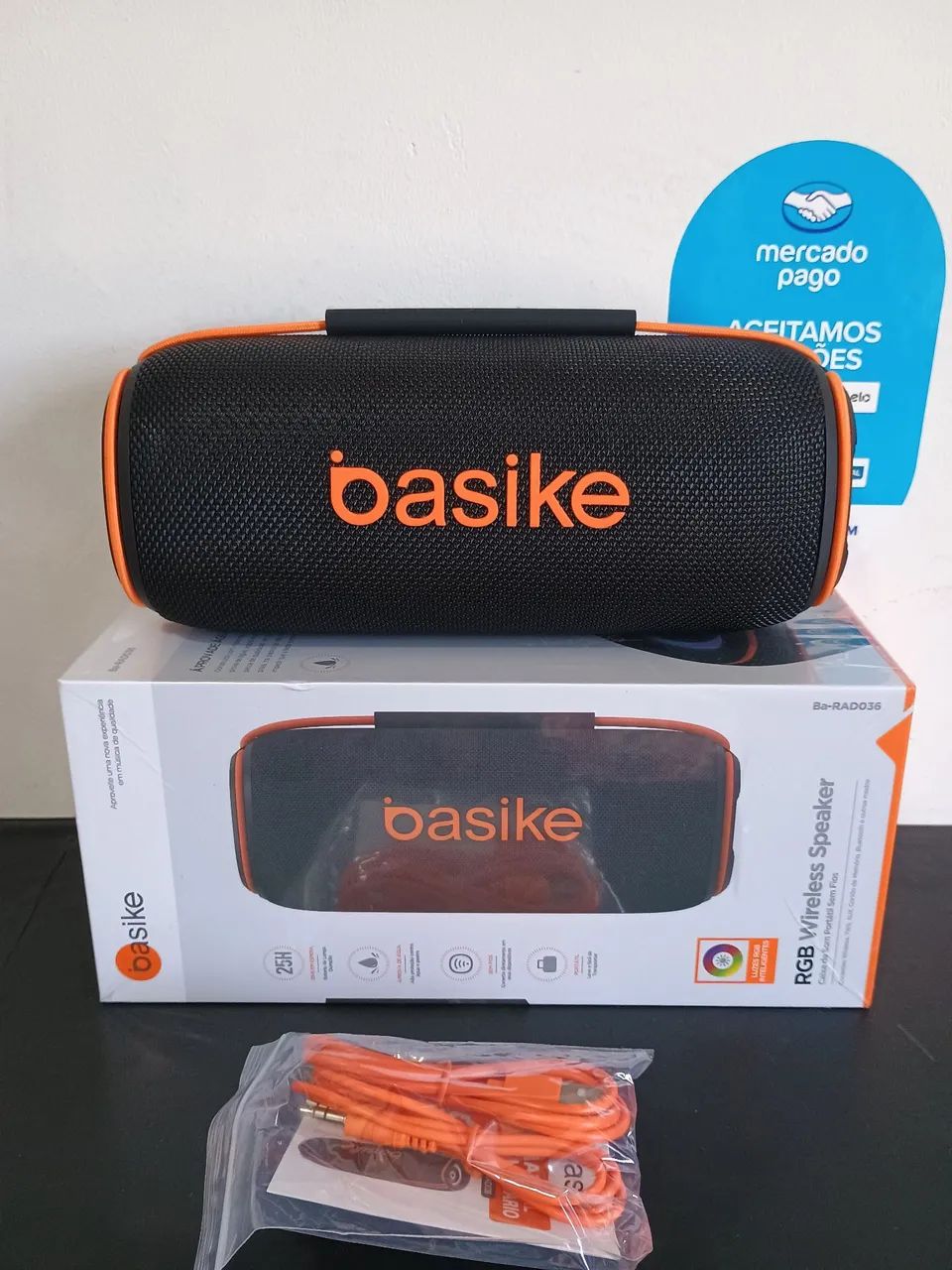 Caixa Basike 45W original via bluetooth / SUPER PROMOÇÃO  - Foto 2
