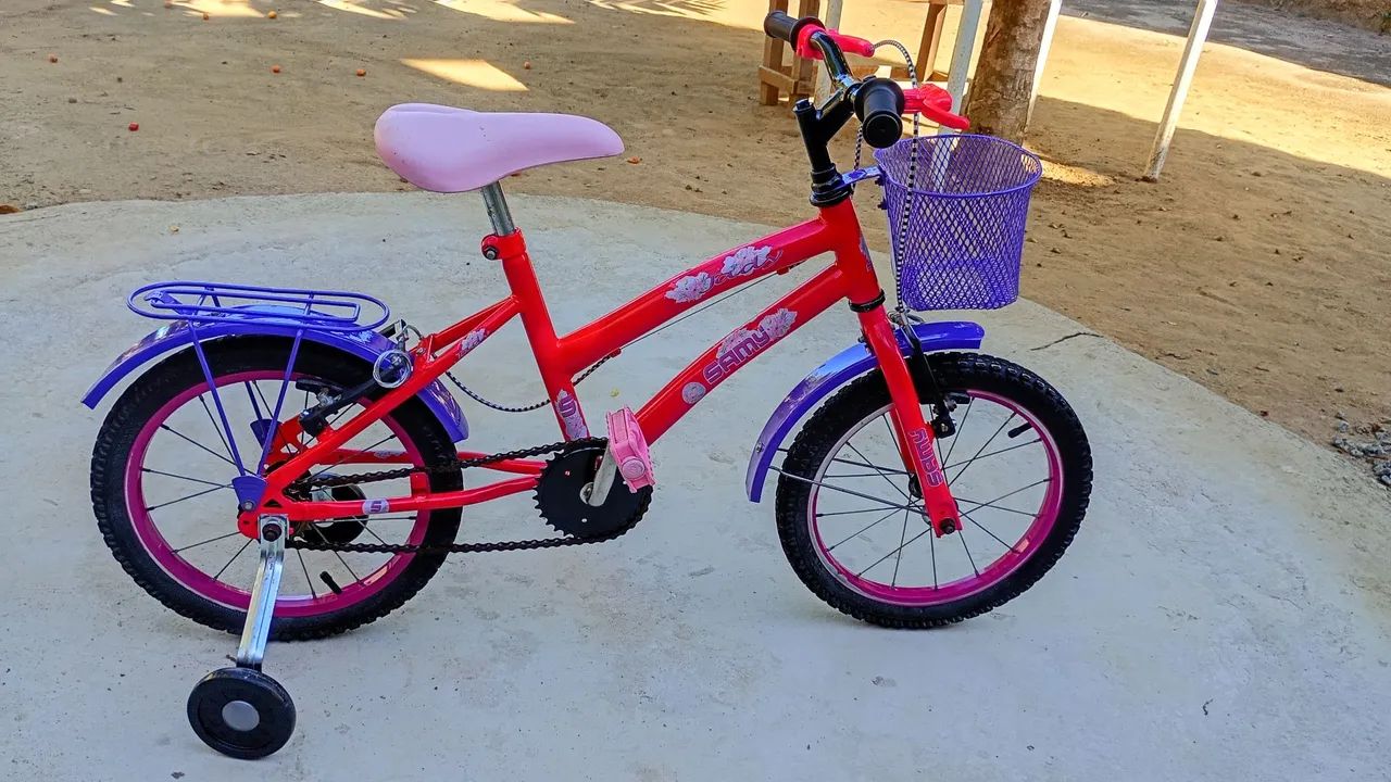 Bicicleta infantil aro 16 reformada 