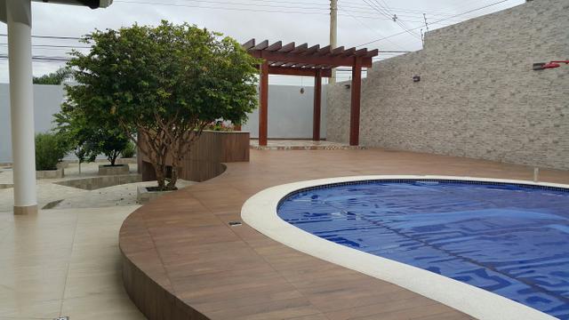 Casa sobrado 5 quartos suítes piscina churrasqueira rua 6 Vicente pires - Foto 20