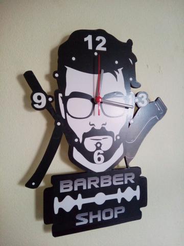 Relógio barbearia