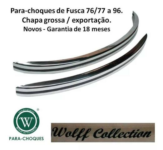 Para-choque Fusca 77 A 96 Marca Wolff Collection Chapa Grossa - Foto 2