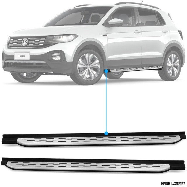 Estribo Lateral T-Cross - Alumínio Original Cek - Foto 3