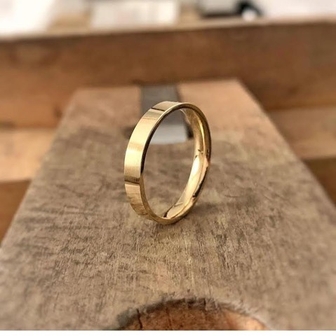 Alianças casamento -100% ouro 18k - Foto 2