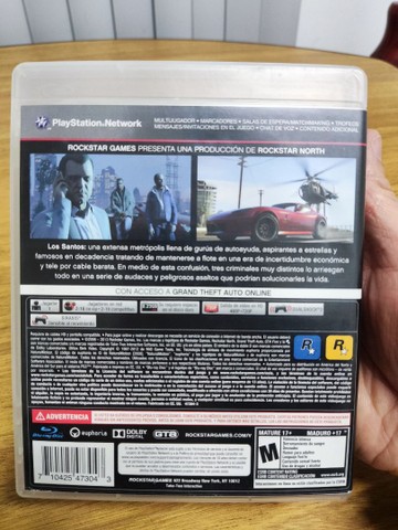 Jogo CD Mídia física PS3 GTA Grand Theft auto V - Foto 2