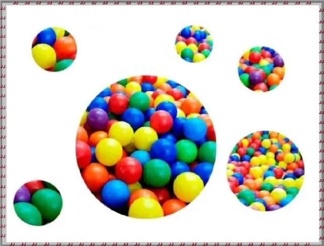 Bolinhas Coloridas para Piscina Kit 100 Unidades : :  Brinquedos e Jogos