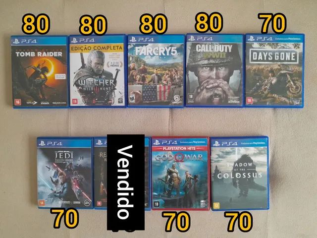 Jogos Call Of Duty Ps4, Rodam no Ps5 - Videogames - Taguatinga Sul  (Taguatinga), Brasília 1256926932