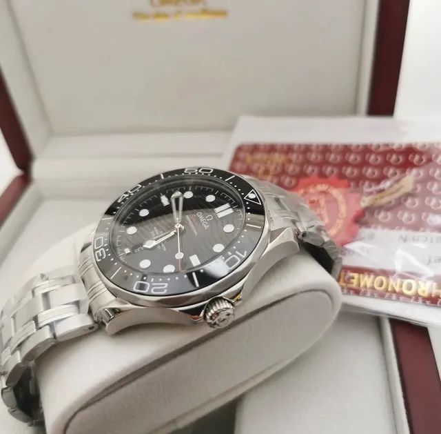 Relógio Omega SeaMaster Automático Preto Premium - Foto 2