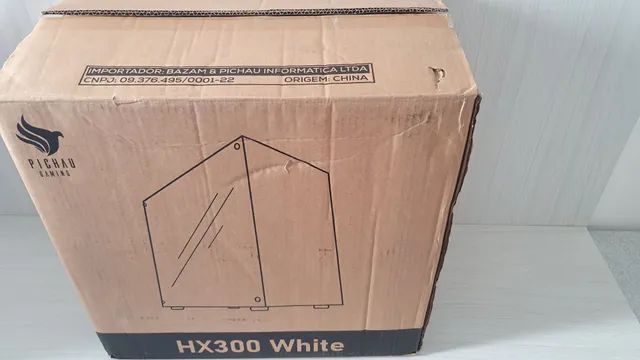 Gabinete Branco HX300 Mini-Atx + 1 fan 120mm 